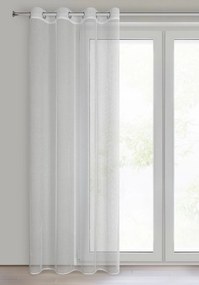 ZÁCLONA NA KRÚŽKOCH ABI 140X250 CM BIELA
