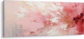 Obraz - Ružový abstrakt (120x50 cm)