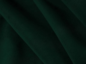 Rohová pohovka buro do tvaru u ľavá zamat zelená MUZZA