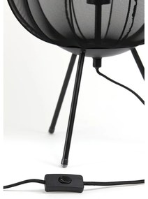 Čierna stolová lampa (výška 60 cm) Plumeria - Light &amp; Living