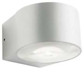 REDO 90062 LOG exteriérové nástenné svietidlo CREE COB LED 2x6W 1200/1140lm 3000K IP65 biela