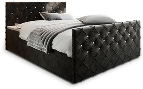Čalúnená posteľ boxspring MANDI, 180x200, magic velvet 2219