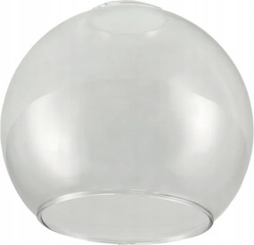 BERGE LOFT LED nástenné stropné svietidlo 1xE27 priehľadná sklenená guľa