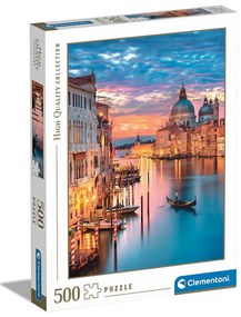 350568 Clementoni puzzle Osvetlené Benátky - 500 dielikov