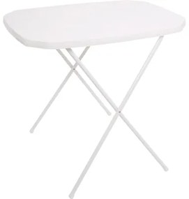 Záhradný stôl Camping 50x70 cm biely