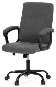 Autronic BONTEC Kancelárske kreslo, hojdací mechanizmus, čierna látka, KA-Y391 BK2 Farba: Šedá