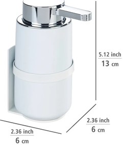 Biely samodržiaci keramický dávkovač mydla 0.25 l Woya - Wenko