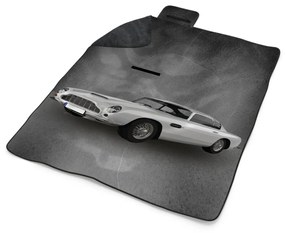 Sablio Plážová deka Aston Martin Tmavé pozadie: 200x140 cm