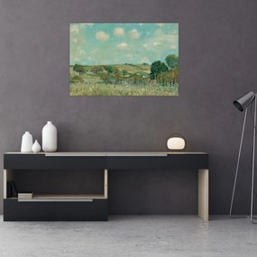 Obraz - Alfred Sisley,  Meadow, reprodukcia (90x60 cm)