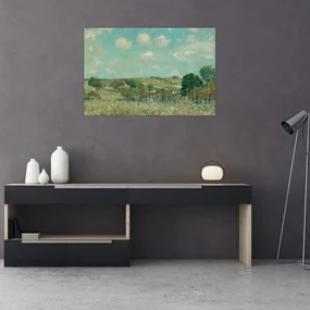 Obraz - Alfred Sisley,  Meadow, reprodukcia (90x60 cm)