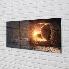 Obraz plexi Cave krížia slnko 125x50 cm