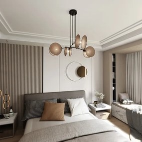 Luster na lanku MOTIF 4xE14/10W/230V béžová