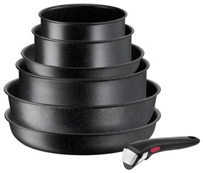 Tefal - Sada riadu 7 ks INGENIO BLACK STONE