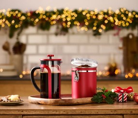 Dóza na zachovanie arómy, červená