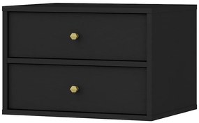 Nočný Stolík Tokyo 4 2S čierny grafit 801