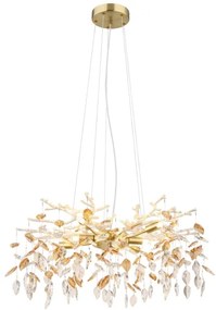 Globo 64132-8 - Luster na lanku DANNA 8xG9/8W/230V pr. 61 cm zlatá