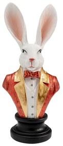 Gentleman Rabbit dekorácia viacfarebná 32 cm