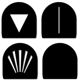 Nordlux - LED vonkajšie nástenné svietidlo CANTO 2xLED/6W/230V IP44 čierna