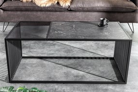 Konferenčný stolík Architecture 100 cm mramorový vzhľad