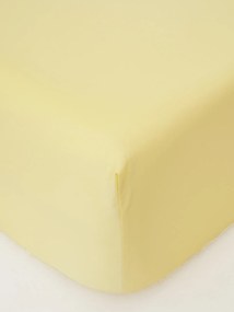 Saténová plachta Diana 160 × 200 cm - pastelovo žltá