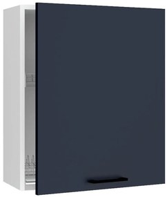 Kuchynská skrinka Max W60su Alu námornícka modrá