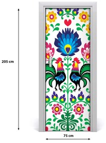 Samolepiace fototapety na dvere etnický vzor 75x205 cm
