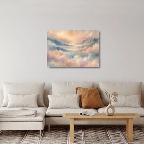 Sklenený obraz - Oblaky (70x50 cm)