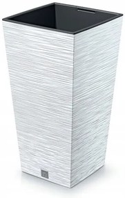 Kvetináč FURU SQUARE 29,5 cm, biely, 29,5 cm