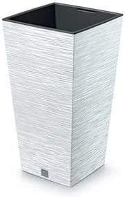 Kvetináč FURU SQUARE 29,5 cm, biely, 29,5 cm