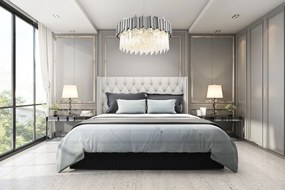 Toolight Toolight, krištáľové stropné svietidlo 4xE14 APP1480-1C, chrómová, OSW-05060