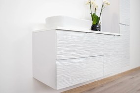 KÚPELŇOVÁ SKRINKA + UMÝVADLO ROMANA II BIELA