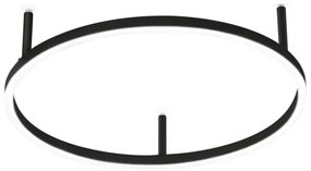 Ideal Lux - LED stropné svietidlo ORACLE SLIM LED/29W/230V 4000K, priemer 50 cm, čierne