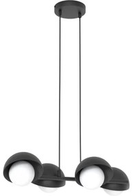 Luster na lanku BOOM 4xG9/8W/230V čierna