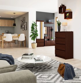 Komoda Kalista IV (wenge). Akcia -19%. Vlastná spoľahlivá doprava až k Vám domov. 1068669