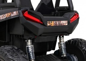 Ramiz Elektrická terénna bugina UTV pre deti čierna + diaľkové ovládanie + batožinový priestor + pomalý štart + EVA kolesá + MP3 LED