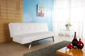 Pohovka Berlin, biela ekokoža