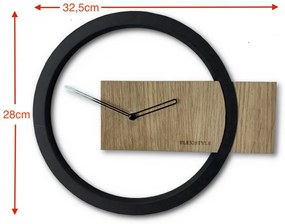 Krásne hodiny z dreva v elegantnom štýle