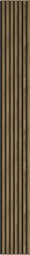 Mexen Lam-F, akustické stenové lamely 275 × 31,5 cm, filc 6 mm, dub klasický, S105-275317-2812-072