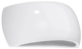 Sollux SL.1025 - Nástenné svietidlo PONTIUS 1xG9/40W/230V lesklá biela