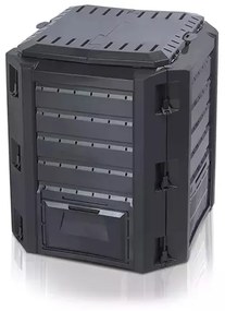 Záhradný kompostér IKL380C 380 l - čierna