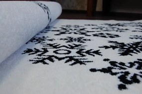Koberec XMAS - F792 krém/čierny