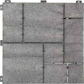 Gumová dlaždica STONE MOSAIC 30 x 30 cm, sivá MHEU5100182