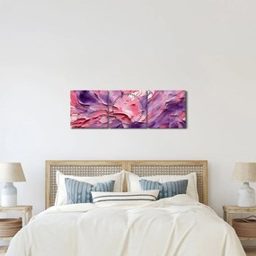 Obraz - Romantická abstrakcia (s hodinami) (90x30 cm)