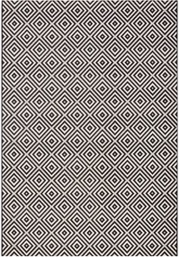 Hanse Home, Kusový koberec Meadow 102470 Black – na von aj na doma, 200x290, čiernobiela, chodba / predsieň