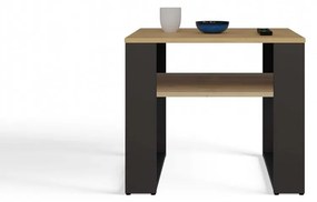 Konferenční stolek Lawa Modern 2P MINI SLIM dub artisan/černý