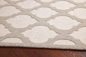 Koberec Agnella Noble Phactra svetlosivý, béžový