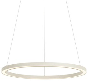 Dizajnové závesné svietidlo béžové 60 cm vrátane LED s 3-stupňovým stmievaním - Girello