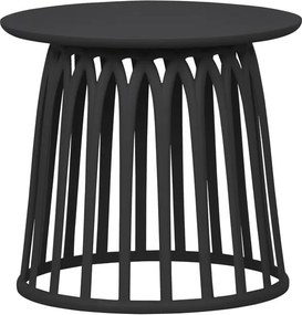 Čierny vonkajší odkladací stolík WOOOD Boy