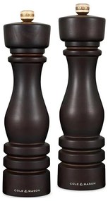 Cole&amp;Mason - Sada mlynčekov na soľ a korenie LONDON 2 ks 22 cm buk/hnedá