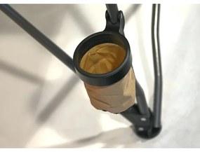 Skladacia kempingová stolička hnedá